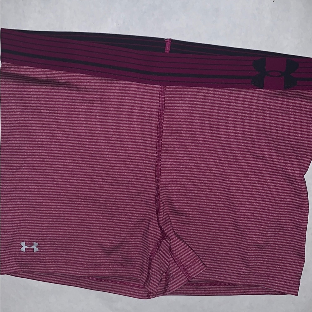Under Armour Pink Athletic Shorts Performance Fit
